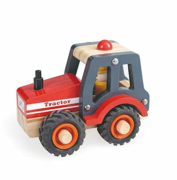 Tractor Egmont Toys din Lemn | Robust si Sigur