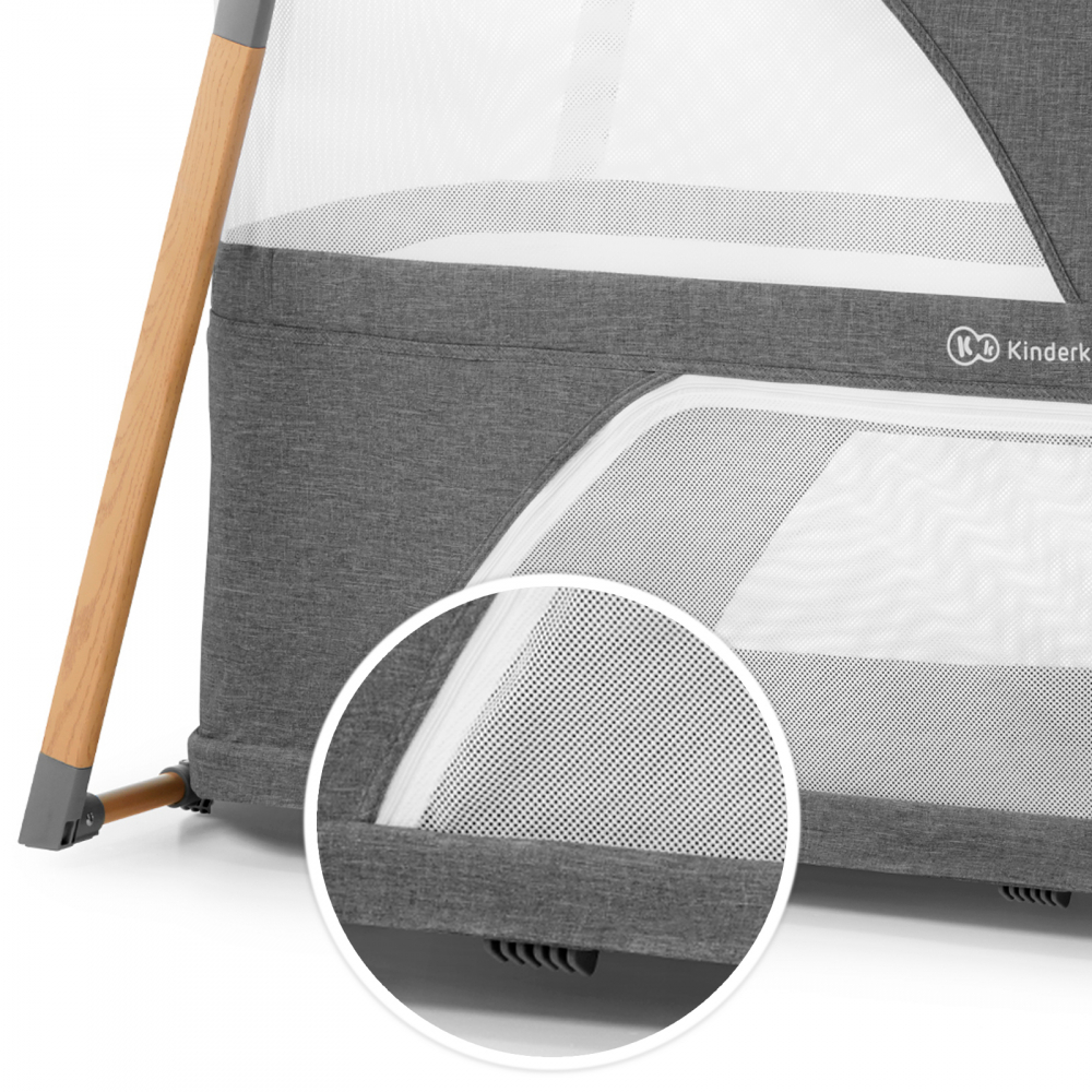 Patut de calatorie 4-in-1 Kinderkraft Sofi Grey - imagine 3