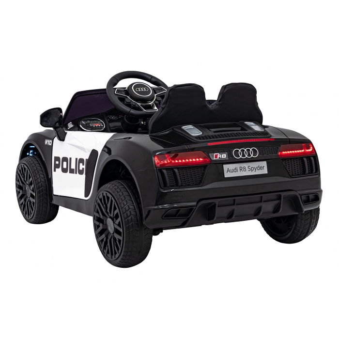 Masinuta Electrica Audi R8 Police 70W - imagine 9
