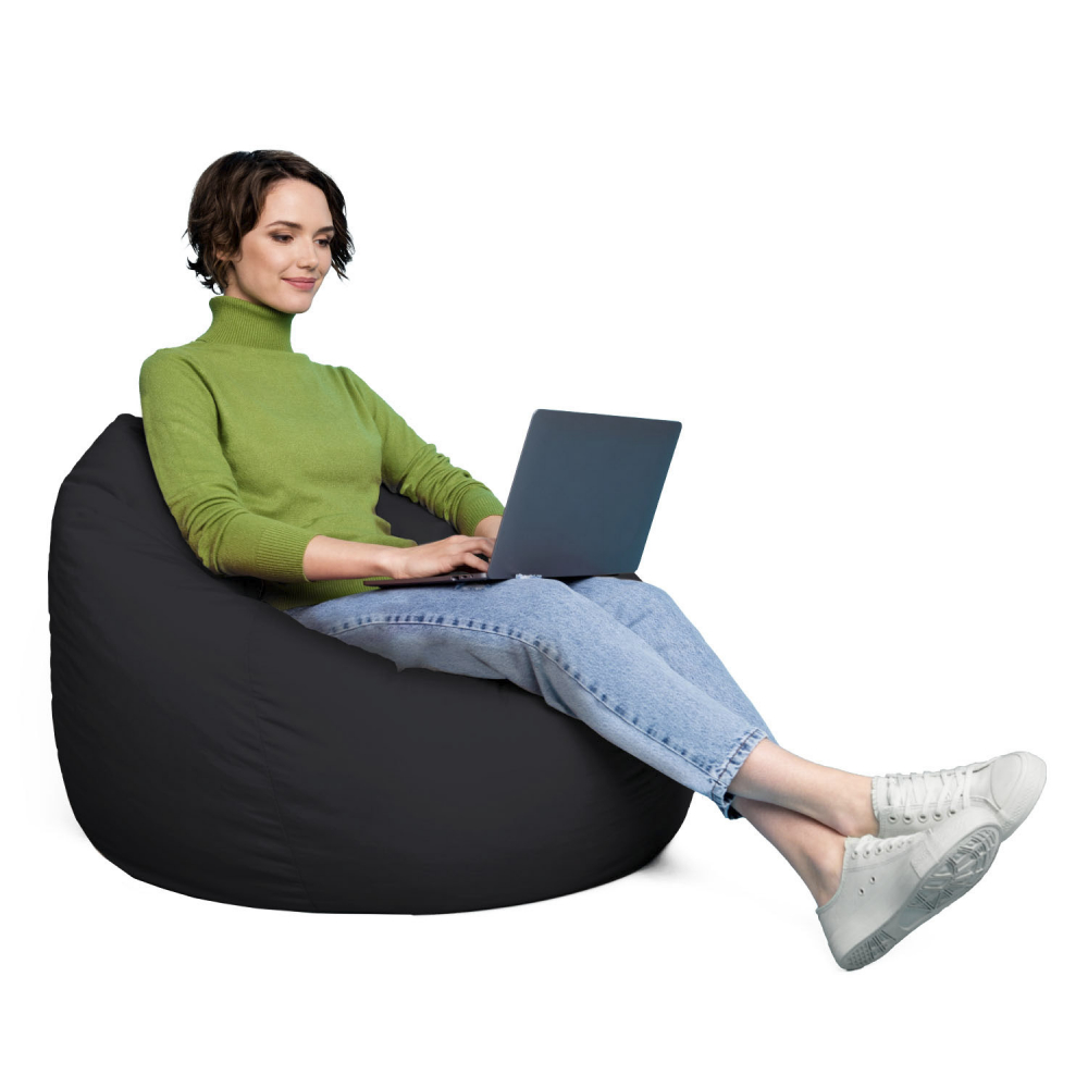 Husa Puf Bean Bag Para XL Black, Updeco - imagine 6