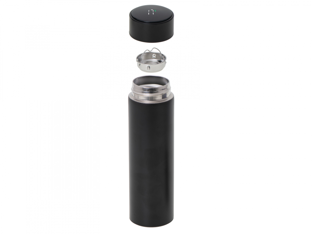 Cana Termos Smart Ikonka 500ml LED Negru - imagine 6