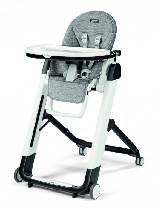 Scaun de masa 2in1 Peg Perego Siesta Follow Me, Gri