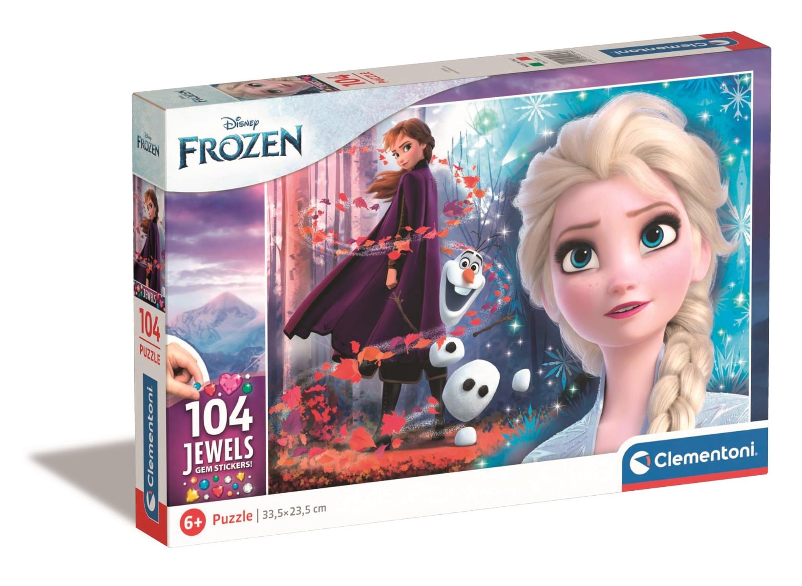 Puzzle Clementoni Frozen 2 Jewels, 104 piese