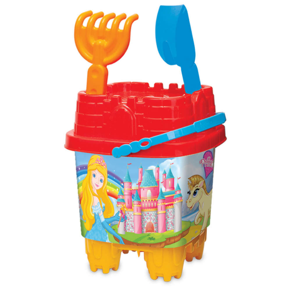 Set Jucării Nisip Dede Big Castle, 6 Piese