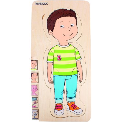 Puzzle Educativ Stratificat Corpul Uman Beleduc - imagine 6