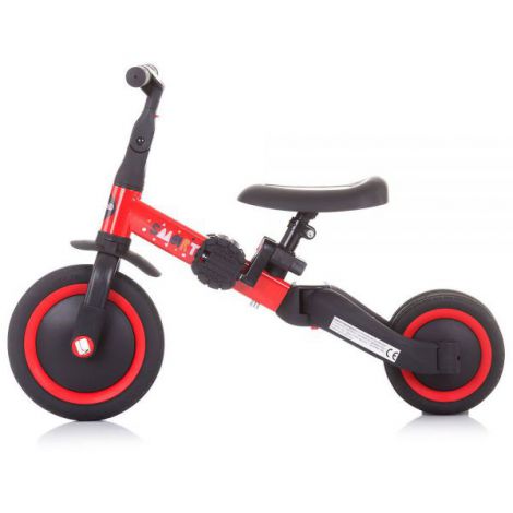 Chipolino Smarty 2in1 Roșu | Tricicletă Transformabilă - imagine 3