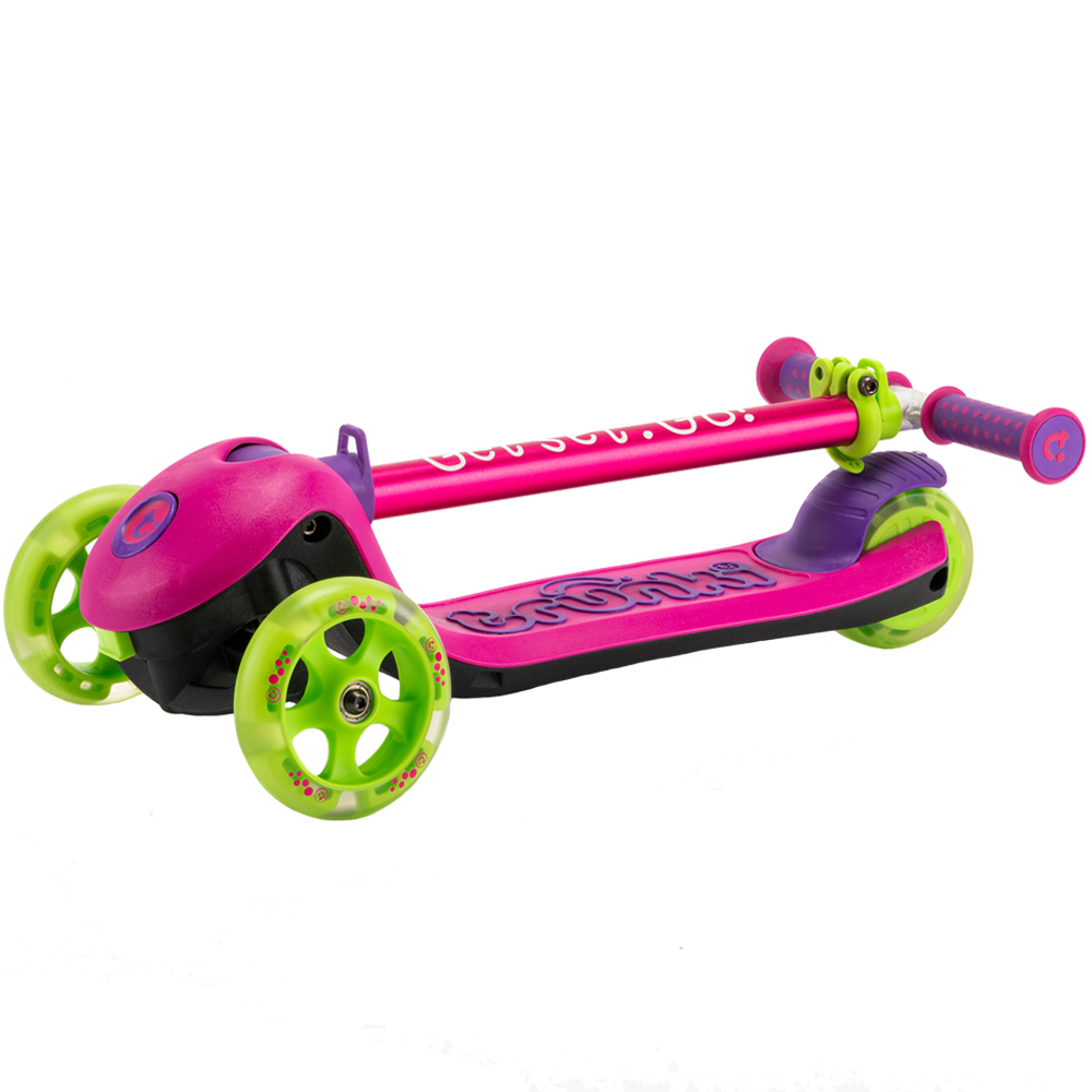 Trotineta Pliabila Trunki Roz, Ghidon Reglabil - imagine 2