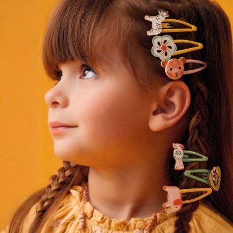 Agrafe de par Djeco Colomba - Stil exotic - imagine 3