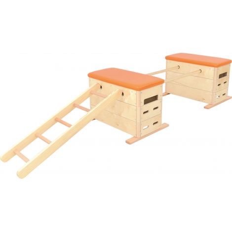 Kit Gimnastică Moje Bambino, Lemn Mesteacan - imagine 2