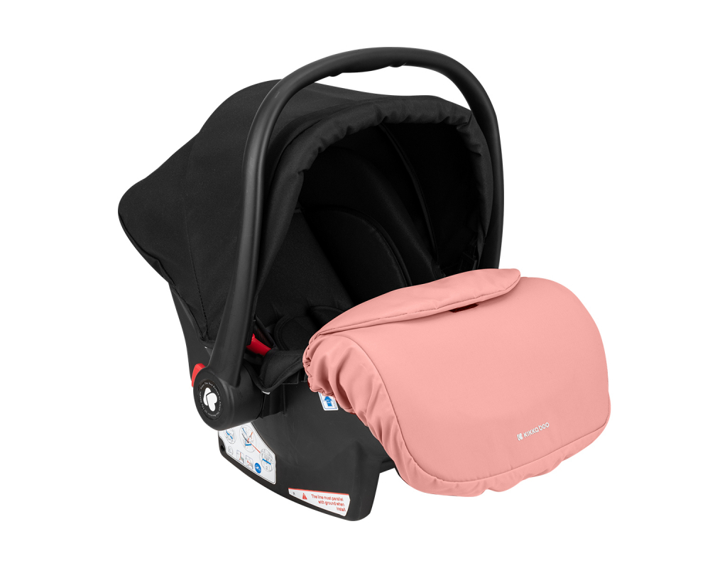 Carucior Transformabil 3 in 1 KikkaBoo Alba Pink - imagine 4