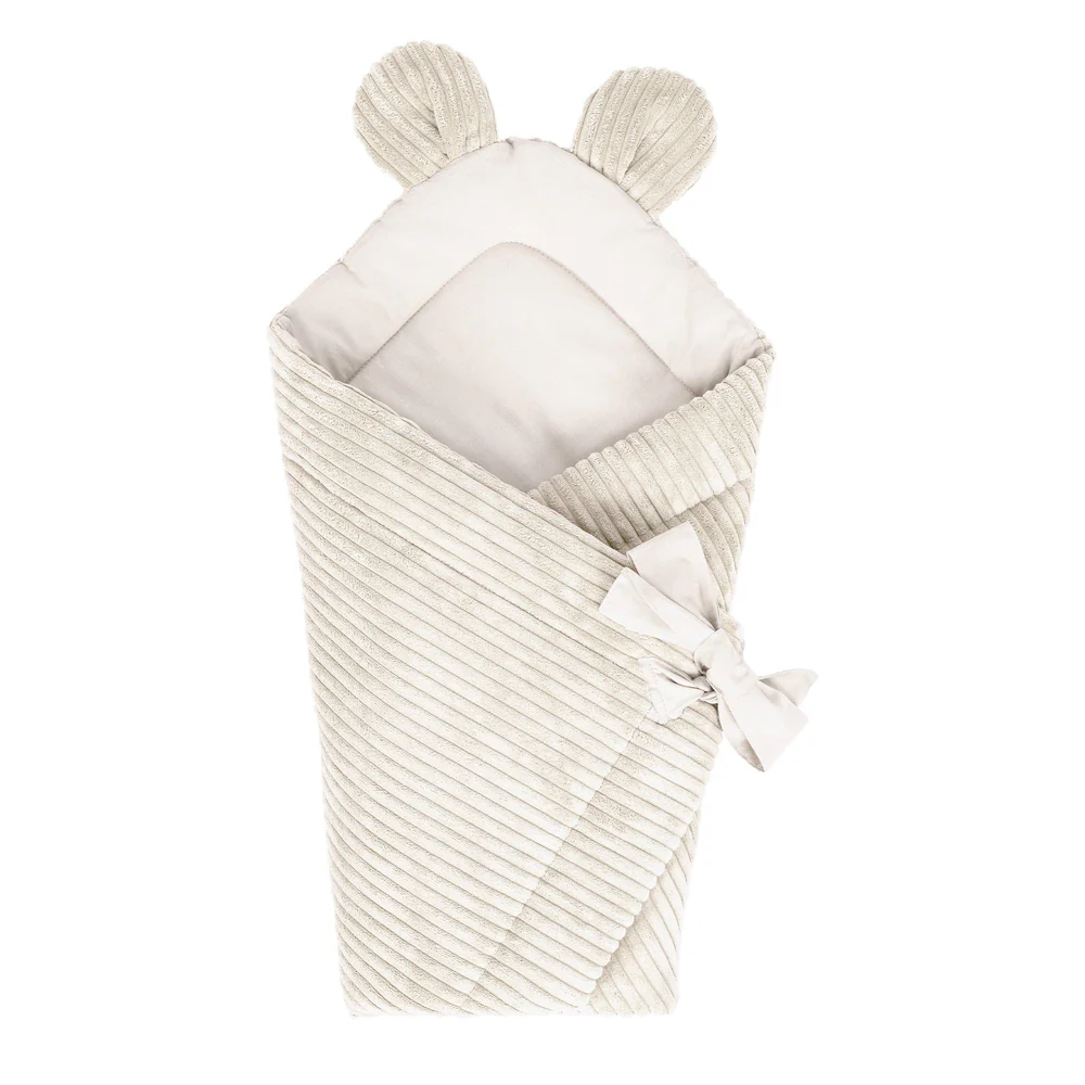 Paturica infasat MeowBaby vanilla | Confort sigur
