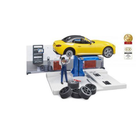 Bruder Service Auto cu Roadster - imagine 5