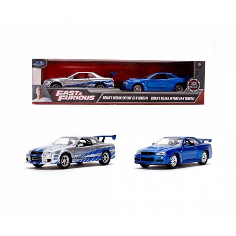 Set 2 Nissan Skyline GT-R Jada Toys 1:32