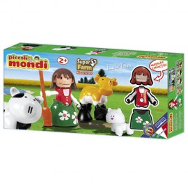Set Lady Farm Piccoli Mondi, 4 figurine magnetice - imagine 5