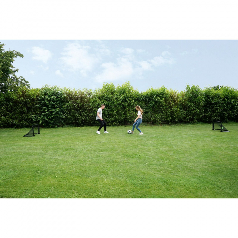 Set 2 Porti Fotbal Exit Toys Pico, Otel, Negru - imagine 7