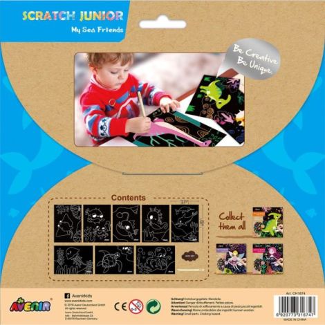 Set Scratch Junior Avenir - Prietenii mei marini - imagine 5