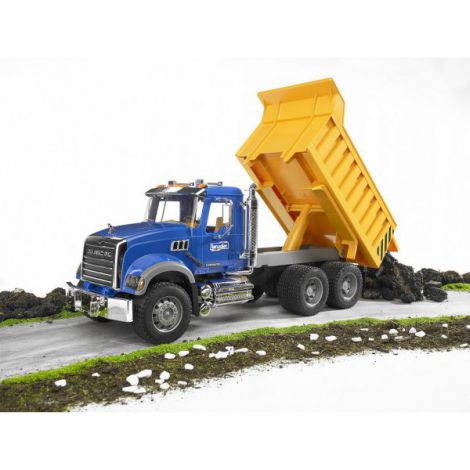 Camion Basculanta Bruder Mack Granite - Jucarie Realista - imagine 2