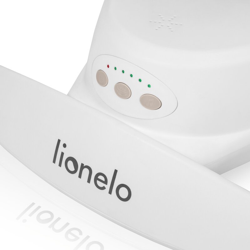 Balansoar Lionelo Iris 2in1, Electric, Bej - imagine 8