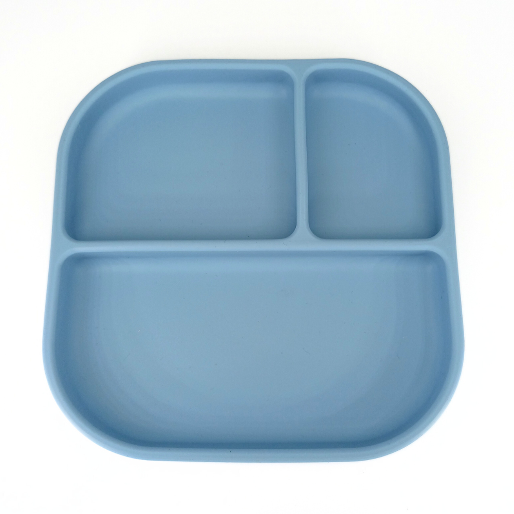 Farfurie Silicon Coccorito Blue | Antiderapă - imagine 3