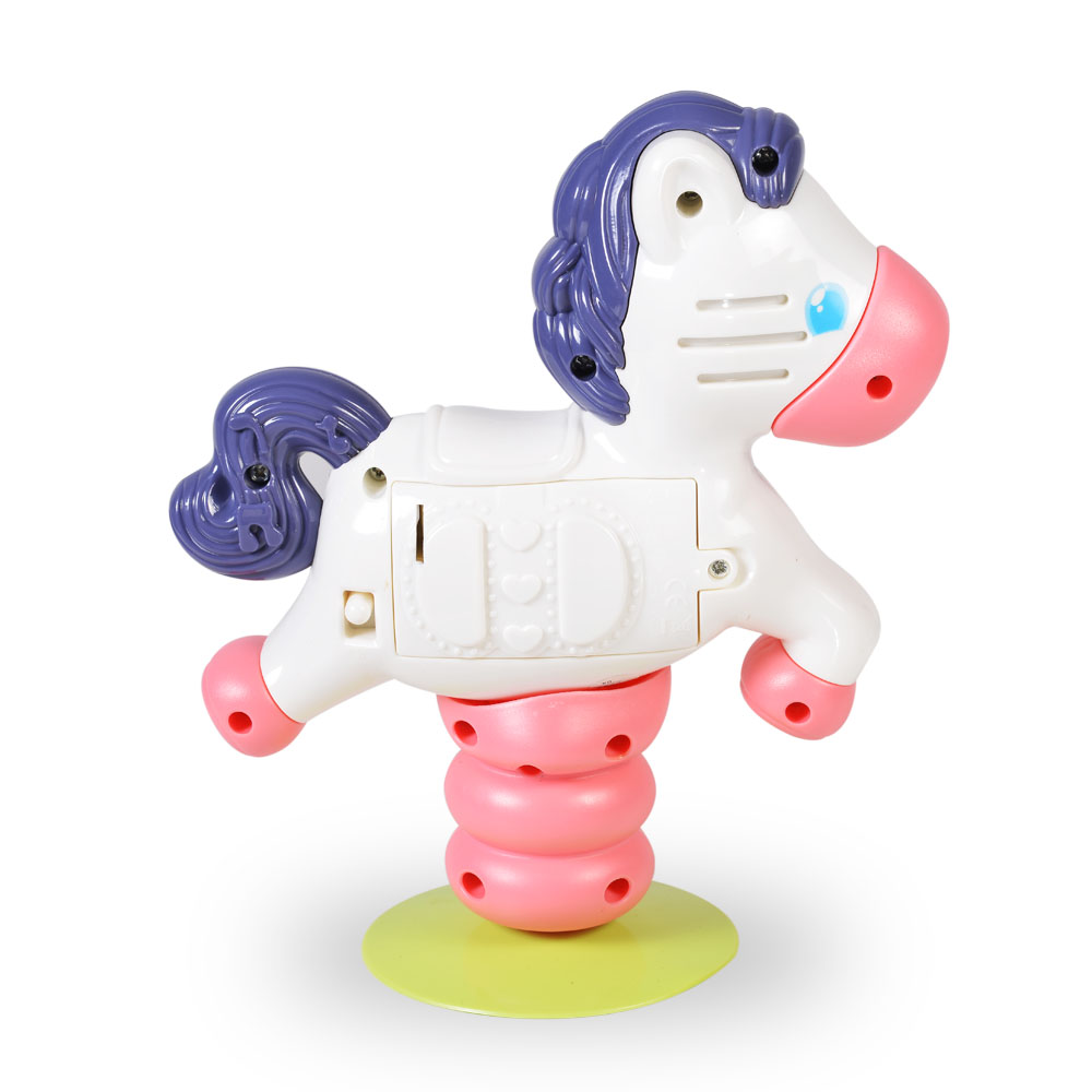 Jucarie Poni Baby Pony Girl cu Muzica si Lumini Moni - imagine 2