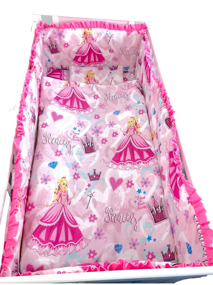 Lenjerie Pat Bebelus Princess 3 Piese | Croitoria Noastra - imagine 2