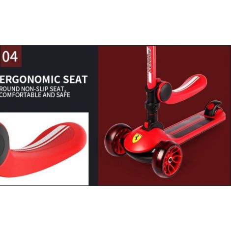 Trotineta Ferrari Twist cu Scaun - Mesuca - imagine 10