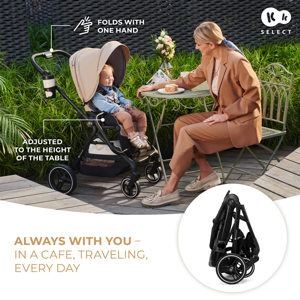 Kinderkraft Yoxi 3in1 Carucior Aluminiu 0-22kg - imagine 4