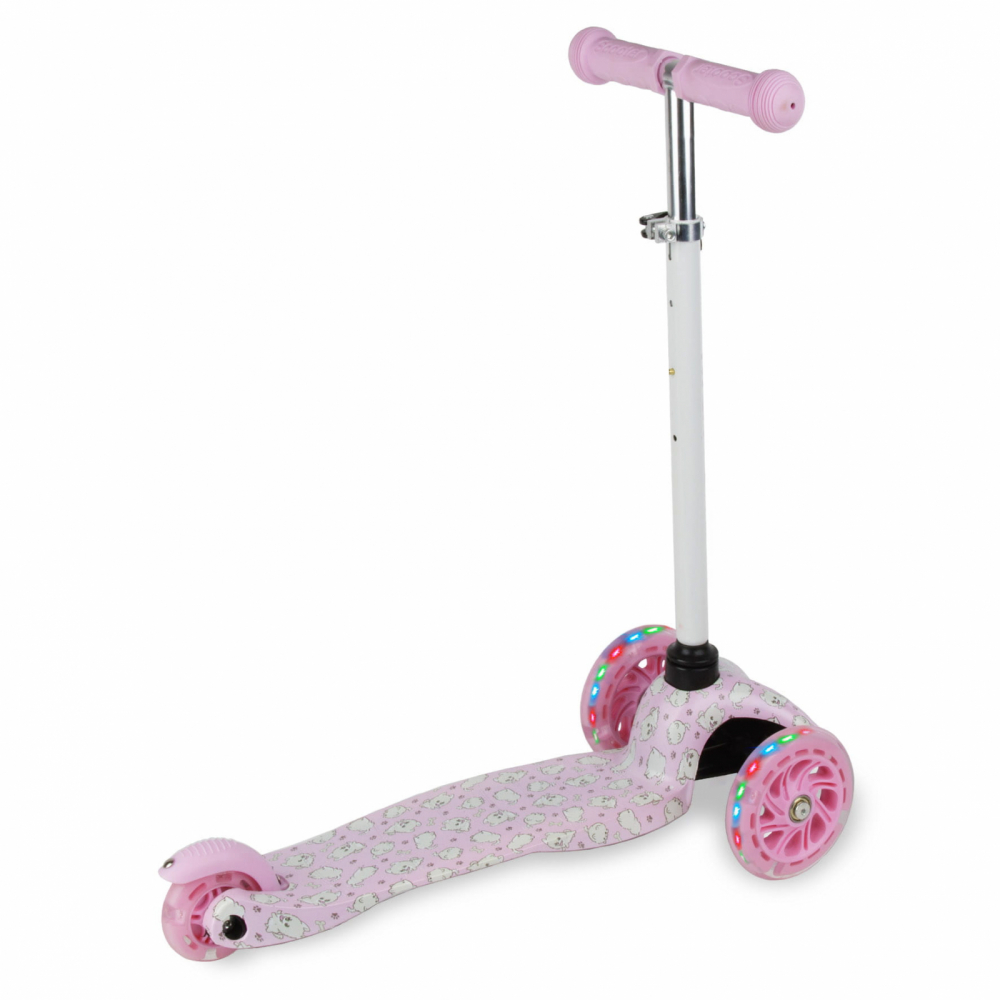 Kidwell Uno Puppy - Trotinetă reglabilă cu roti luminoase - imagine 7