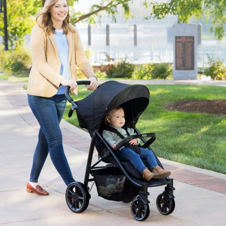 Carucior Graco EeZeFold Gray – Pliere Rapida - imagine 6