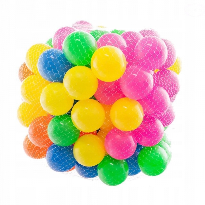 Set 100 Bile Colorate Eurobaby pentru Cort și Piscină