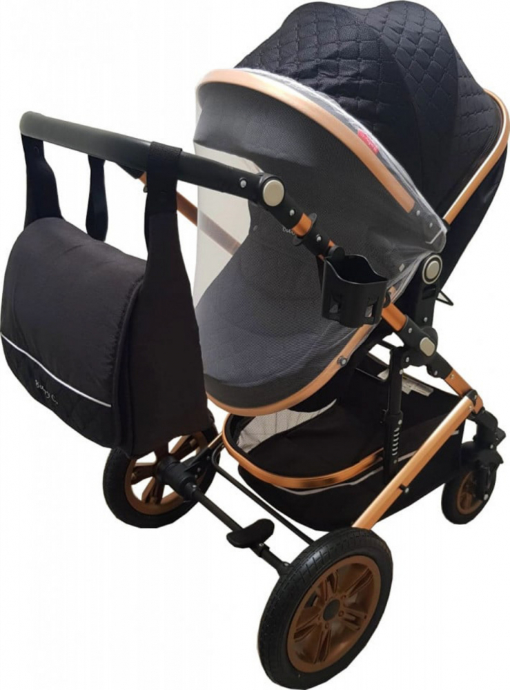 Baby Care Pro 530 - Carucior 3 in 1 Negru - imagine 2