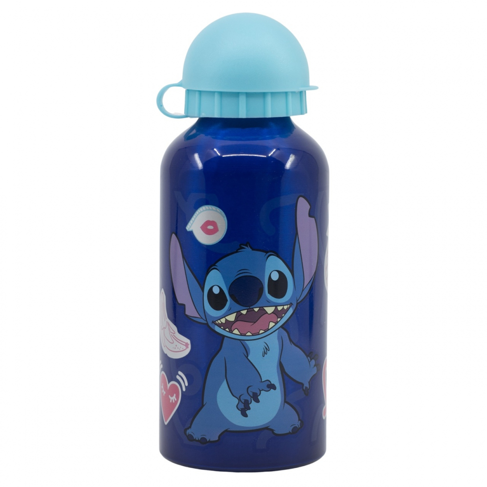 Stor Sticlă Aluminiu Stitch Palms 400ml - imagine 3