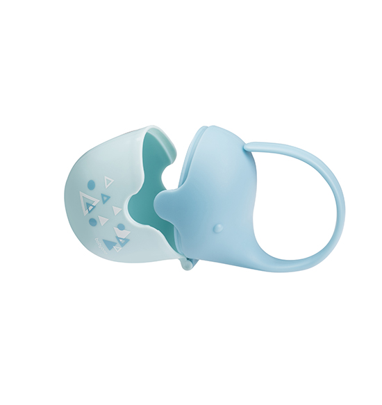 Cutie Suzete Elefant Albastru Babyono - imagine 3