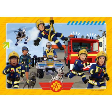 Puzzle Pompierul Sam 2x12 Piese - Ravensburger - imagine 3