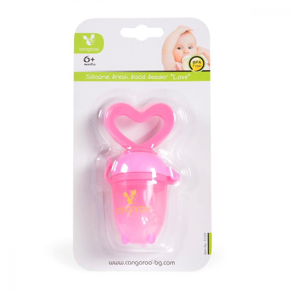 Dispozitiv Hranire Food Feeder Cangaroo Pink