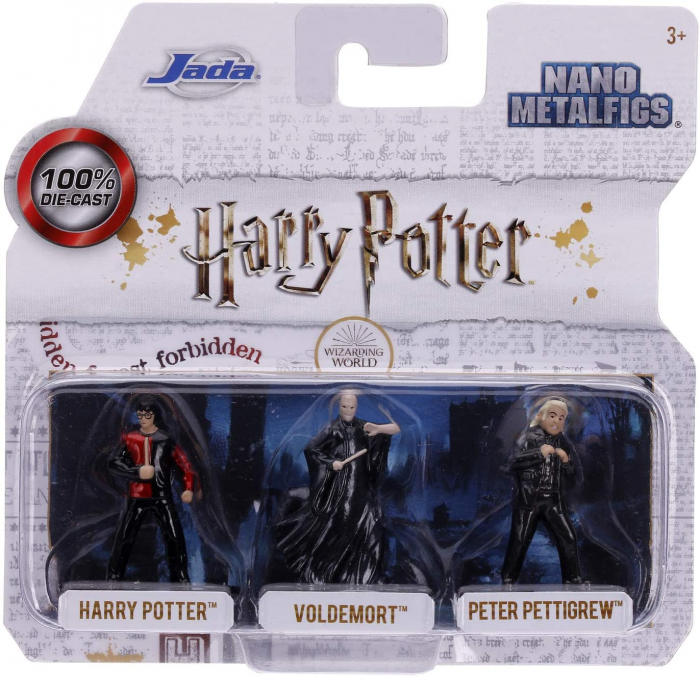 Set 3 Figurine Harry Potter 4cm Metal