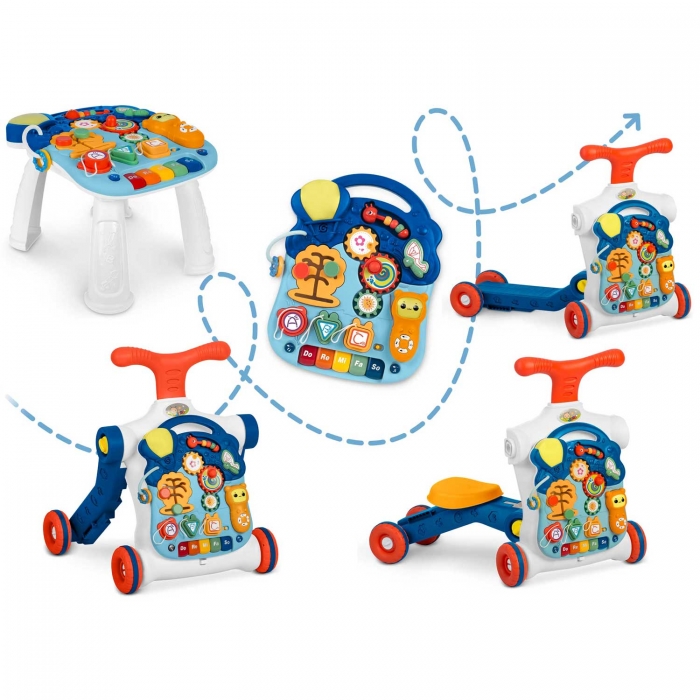Antepremergator Ricokids 4in1 Albastru Educational - imagine 2