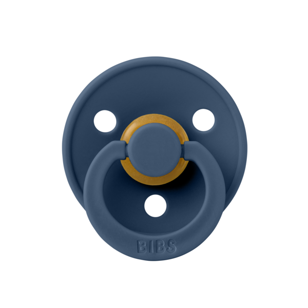 Suzeta Bibs Colour Latex, Tetină Rotundă, Steel Blue - imagine 4