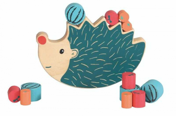 Joc de echilibru arici Egmont Toys | Lemn