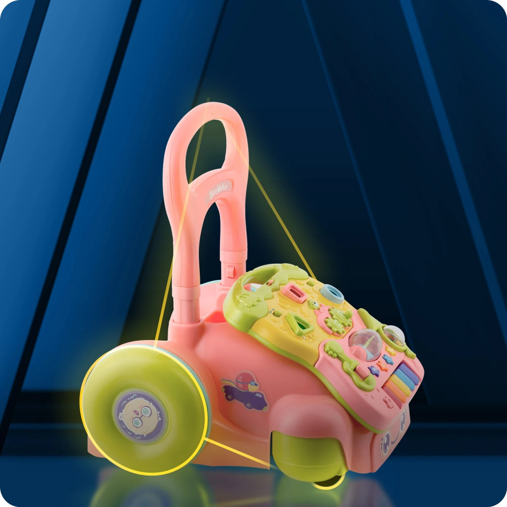 Antepremergator Ricokids 2in1 Roz, Educativ - imagine 9