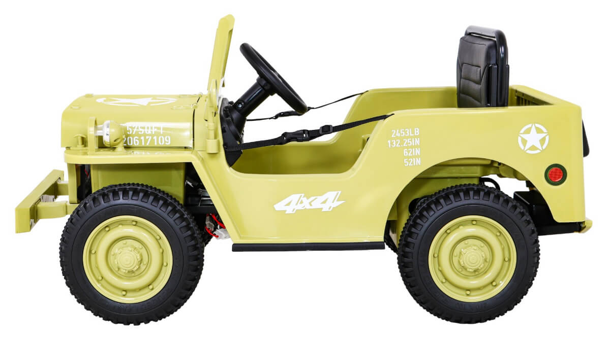 Jeep Militar Lux 4x4 Bej | Autokids - imagine 3