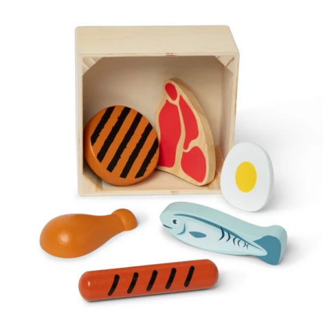 Set Proteine Lemn Melissa & Doug | Joc Educativ - imagine 9