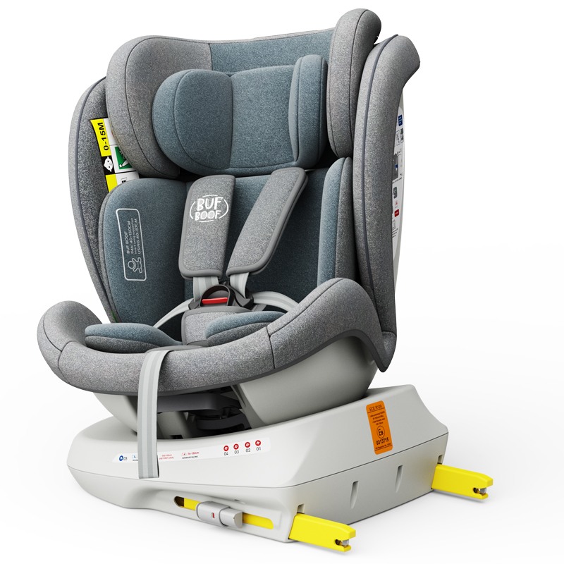 Scaun Auto Buf Boof Tweety i-Size 360°, LightBlue - imagine 7