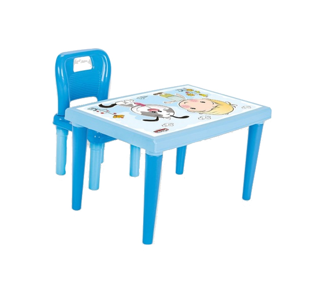 Set Masa si Scaun Pilsan Modern Study Blue - imagine 2