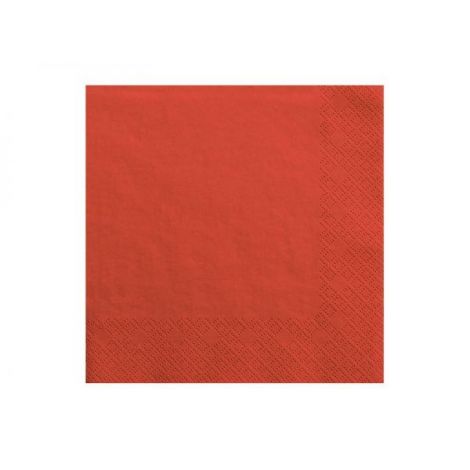 Servetele Rosii Party deco, 33x33 cm, Carnaval