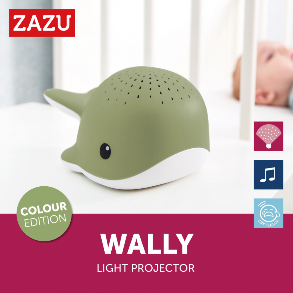 Lampa de veghe Wally Verde | Zazu kids - imagine 2