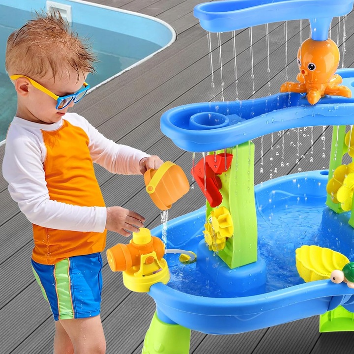 Masuta activitati apa/nisip Matadi cu accesorii - imagine 5