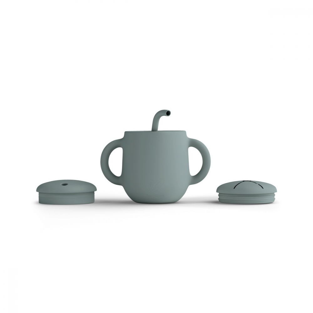 Cana Antrenament BabySteps 250ml cu Pai Silicon - imagine 4