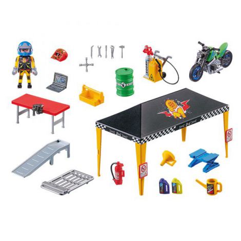 Cort Reparatii Auto Playmobil Stunt Show PM70552 - imagine 2