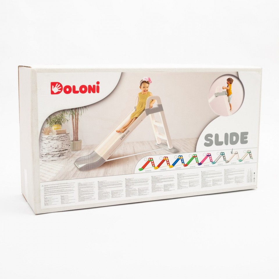 Tobogan Doloni 140 cm Roz-Mov Jucărie Exterior - imagine 5